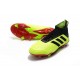 Nouvelles Chaussures de Football - adidas Predator 18.1 FG Volt Noir Rouge