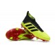Nouvelles Chaussures de Football - adidas Predator 18.1 FG Volt Noir Rouge