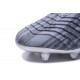 Chaussures de Football Pas Cher Adidas Predator 18+ FG Pogba Gris Rouge