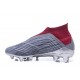 Chaussures de Football Pas Cher Adidas Predator 18+ FG Pogba Gris Rouge