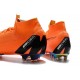Crampons de football Nike Mercurial Superfly VI 360 Elite FG Orange Noir Volt