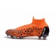 Crampons de football Nike Mercurial Superfly VI 360 Elite FG CR7 Noir Orange Blanc