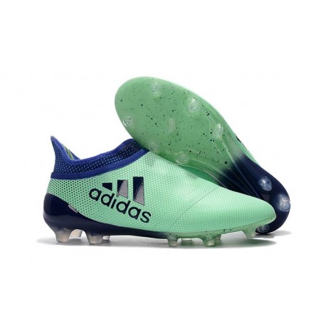 Adidas X 17+ Purespeed FG Crampons pour Hommes Vert Aero Encre Vert