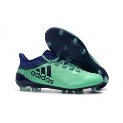 Nouvelles Chaussures de Football - Adidas X 17.1 FG Vert Aero Encre Vert
