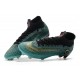 Crampons de football Nike Mercurial Superfly VI Club Ronaldo FG Jade Or Vif Noir