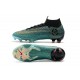 Crampons de football Nike Mercurial Superfly VI Club Ronaldo FG Jade Or Vif Noir