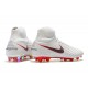 Nouvelles Chaussure de football Nike Magista Obra 2 FG Blanc Gris Métallique Carmin