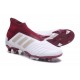 Chaussures de Football Pas Cher Adidas Predator 18+ FG Blanc Rouge