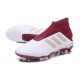 Chaussures de Football Pas Cher Adidas Predator 18+ FG Blanc Rouge