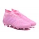 Nouvelles Chaussures de Football - adidas Predator 18.1 FG Rose