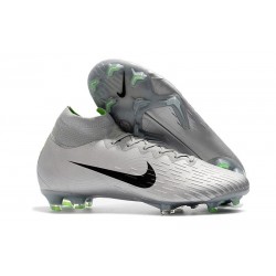 Crampons de football Nike Mercurial Superfly VI 360 Elite FG Gris Argent