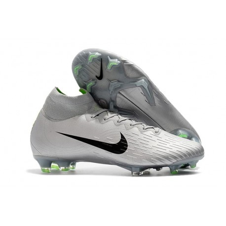 Crampons de football Nike Mercurial Superfly VI 360 Elite FG Gris Argent