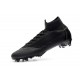 Crampons de football Nike Mercurial Superfly VI 360 Elite FG Tout Noir Coupe du Monde