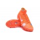 Crampons de football Nike Mercurial Superfly VI 360 Elite FG Orange Blanc Bleu Jaune Off-White For Nike