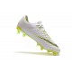 Nouveau Chaussures de Football Nike Hypervenom Phantom III Elite FG Blanc Gris Métallique Volt