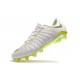 Nouveau Chaussures de Football Nike Hypervenom Phantom III Elite FG Blanc Gris Métallique Volt
