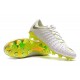 Nouveau Chaussures de Football Nike Hypervenom Phantom III Elite FG Blanc Gris Métallique Volt