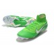 Crampons de football Nike Mercurial Superfly VI 360 Elite FG Argent Vert