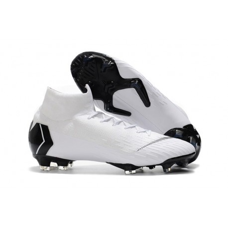 Crampons de football Nike Mercurial Superfly VI 360 Elite FG Blanc Noir