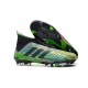 Nouveu Chaussures de Foot 2018 Paul Pogba Adidas Predator 18+ FG Noir Vert Jaune