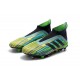 Nouveu Chaussures de Foot 2018 Paul Pogba Adidas Predator 18+ FG Noir Vert Jaune
