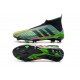 Nouveu Chaussures de Foot 2018 Paul Pogba Adidas Predator 18+ FG Noir Vert Jaune