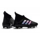 2018 Chaussures de Football Pas Cher Adidas Predator 18+ FG Noir Argent 