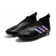 2018 Chaussures de Football Pas Cher Adidas Predator 18+ FG Noir Argent 
