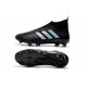 2018 Chaussures de Football Pas Cher Adidas Predator 18+ FG Noir Argent 