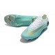 Chaussure cr7 Pas Cher 2018 Nike Mercurial Vapor 360 XII Elite FG Métallisé Blanc Or Bleu