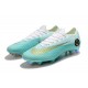 Chaussure cr7 Pas Cher 2018 Nike Mercurial Vapor 360 XII Elite FG Métallisé Blanc Or Bleu