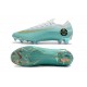 Chaussure cr7 Pas Cher 2018 Nike Mercurial Vapor 360 XII Elite FG Métallisé Blanc Or Bleu