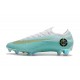 Chaussure cr7 Pas Cher 2018 Nike Mercurial Vapor 360 XII Elite FG Métallisé Blanc Or Bleu