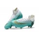 Crampons Foot CR7 Nike Mercurial Superfly VI 360 Elite FG - Jade clair métallisé or vif blanc