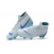 2018 Chaussures de Foot Nike Mercurial Superfly VI 360 Elite FG Bleu Clair