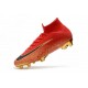 Nike Mercurial Superfly VI 360 Elite FG Chaussure Foot Pas Cher - Rouge Noir Or