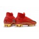 Nike Mercurial Superfly VI 360 Elite FG Chaussure Foot Pas Cher - Rouge Noir Or