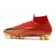 Nike Mercurial Superfly VI 360 Elite FG Chaussure Foot Pas Cher - Rouge Noir Or