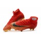 Nike Mercurial Superfly VI 360 Elite FG Chaussure Foot Pas Cher - Rouge Noir Or