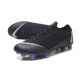 Chaussures de Foot Nike Mercurial Vapor 12 Elite FG Noir Blanc