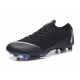Chaussures de Foot Nike Mercurial Vapor 12 Elite FG Noir Blanc