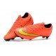 Crampon de Foot Nike Mercurial Pas Cher Vapor 360 XII Elite FG Orange Jaune