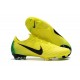Crampons De Football Nike Mercurial Vapor XII Elite FG Jaune Volt Noir