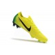 Crampons De Football Nike Mercurial Vapor XII Elite FG Jaune Volt Noir