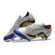 Chaussures de Foot Nike Mercurial Vapor 12 Elite FG Argent Bleu Jaune