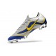 Chaussures de Foot Nike Mercurial Vapor 12 Elite FG Argent Bleu Jaune