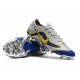 Chaussures de Foot Nike Mercurial Vapor 12 Elite FG Argent Bleu Jaune
