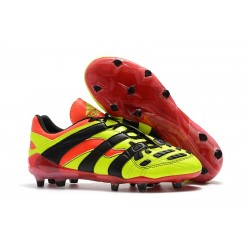 Chaussures de Football pour Hommes - Adidas Predator Accelerator Electricity FG Jaune Rouge Noir